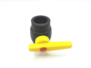 HDPE Shut off PE Ball Valve Hot-Melt Iron Handle Valves & Fittings for Water Pipes 20-63mm