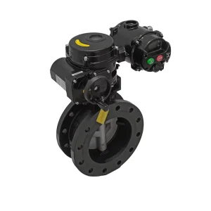 HEQ Intelligent Electric Butterfly Valve WCB Material with Remote Control AC220V
