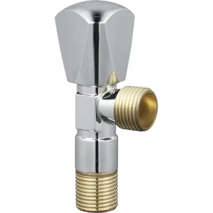 HEZEE European Faucet Toilet Basin Valve Shower Brass Water Valve Cartridge Slow Opening Triangle Valve for Hotel