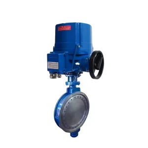 HK60 EX D Explosion Proof Electric Hard Seal Butterfly Valve Stainless Steel Motorized Flange Butterfly Valve