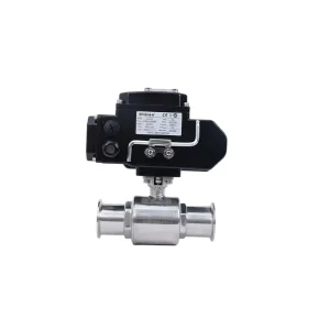 HL2 16S Stainless Steel 304 Electric 3 Way Ball Valve Customizable OEM Product with Base Media Support