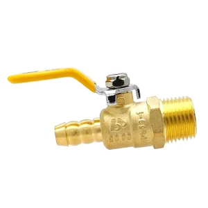 HPB59-1 1/4Inch Gas Shut Off Valve Hose Adapter Male Thread DN8 Gas Valves
