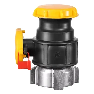 HT Factory 2” Ball Valve NPT Camlock Outlet Metal Collar Ball Valve IBC Container