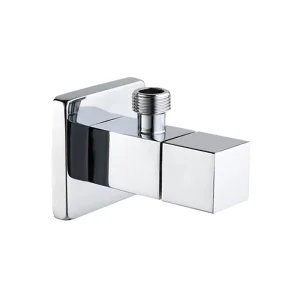 HTL 100 0303 HELERO Factory High quality Brass Ceramic Angle Valve Chrome Finish 1 2″ Port Size Fnpt X Fnpt Connection