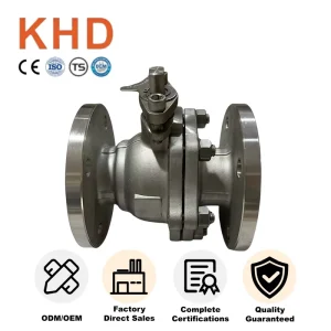 HUADU High Quality Stainless Steel Flange Ball Valve Manual Power OEM Customizable Flange Floating Ball Valve