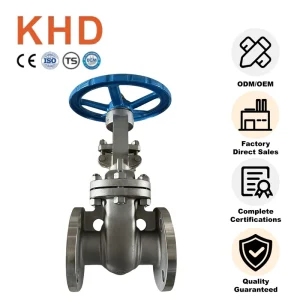 HUADU Manufacturer API 609 Stainless Steel Manual Gate Valve American Standard Flange 304 Material 2in Manual Gate Valve