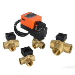 HVAC Actuator Valves 24VAC/DC 3-Way Proportional Water Control Ball Valve