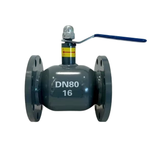 Hand Operated Fully Welded Flange Ball Valve Turbine Operated Soft Seal Carbon Steel Floating Ball for Industrial Water