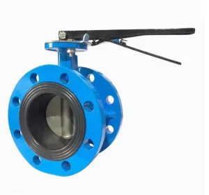 Handle Operated Flange Butterfly Valve Manual Flange Type Butterfly Valve D41X 16Q DN65 Lever Handle OperationButterfly Valve