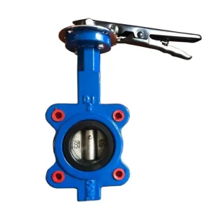 Handle Wafer Butterfly Valve D71X 16Q Manual Cast Iron Butterfly Valve