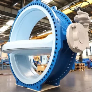 Hard Sealing Double Eccentric Motorized Butterfly Valve for Water Supply PN10 16