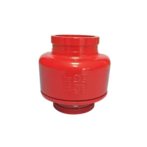Hc81x 16 Cast Iron groove Shaped Silent Check Valve Dn100 for One way Backflow Prevention in Water Pipe Systems