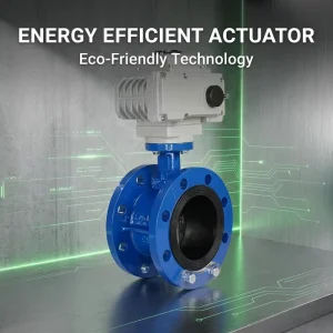Heat Resistant Water Pipeline Control DDF-104 Electric Actuator DN50-DN200 316 Stainless Steel Flange Butterfly Valve