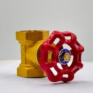 Heavy Duty 1″ Brass Globe Valve Manual Shutoff OEM Customizable NPT Connection SD Brand 1 Year Warranty Low Temp Plumbing Water