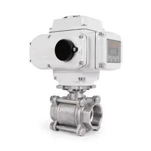 Heavy Duty 3PC Electric Stainless Steel Flanged High Platform Ball Valves 1 1/2 Inch for Water Oil Gas High Temperature OEM ODM
