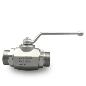 Heavy Duty BKH Hydraulic Ball Valve 24° Cone External Thread Seal SS & Carbon Steel High Pressure Hydraulic Valve