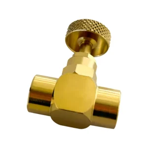 Heavy Duty Brass Needle Valve 1/4″ Female NPT x 1/4″ Female NPT Connection