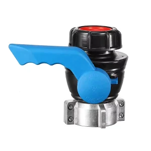 Heavy Duty Chemical Resistant IBC Valve DN50x62MM 75MM with FKM Seal S60x6 Male Thread Ball Valve for IBC Tote Discharge
