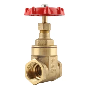 Heavy Duty Forged Brass Gate Valve 1/2″ to 4″ Full Bore Non-Rising Stem Brass Valve for Water and Oil Control