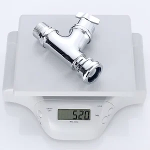 Heavy Duty Solid Brass Angle Flush Valve Twist Knob Self Closing Delay Squat Toilet Water Control Commercial Public Restroom