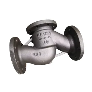 Heavy Duty WCB Steel Globe Valve Check Valve Body for Sand Casting and Gate Valve Applications