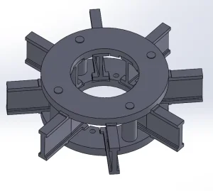 High Chromium Wear resistant Shot Blasting Machine Spare Parts Shot Blasting Turbine Wheel Blades Impellers