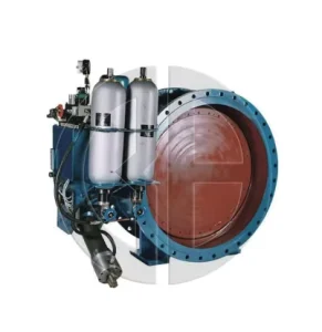 High Efficiency Hydraulically Controlled Slow Closing Butterfly Valve for Stable Flow Regulation