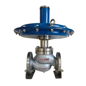 High Performance Carbon Steel Gas Regulator Valve with Actuator for Low Pressure Reducing in Industrial Systems