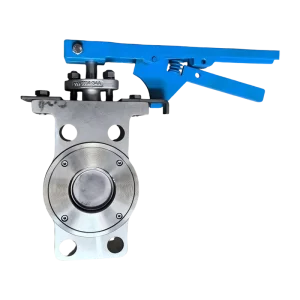 High Performance Double Eccentric Wafer Butterfly Valve Hand Lever Operated Metal Seat High Temperature Pressure Resistant VALVE