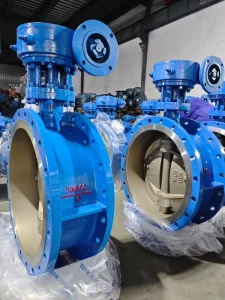 High Performance Double Triple Offset Butterfly Valve Class 300 2500 SS 304 316 Stainless Steel Valves