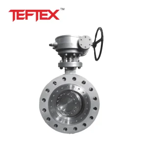 High Performance Flow Control Flange Type Bi directional Metal to Metal Stainless Steel Butterfly Valve