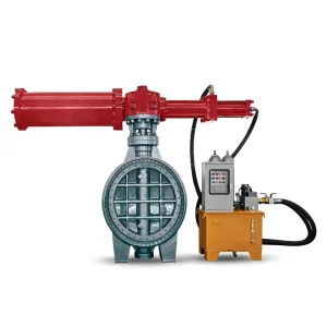 High Performance Hydraulically Operated Soft Seal Butterfly Valve with ISO Standard