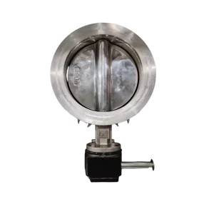 High Performance Manual Gas Flanged Butterfly Valve Carbon Steel Stainless Steel Manufacturer