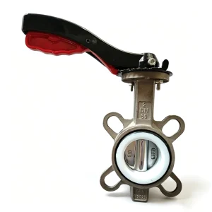 High-Performance Manual Stainless Steel Wafer Butterfly Valve DN50 DN600 for Oil Gas Water