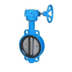 High Performance Wafer Type Butterfly Valve with Stainless Steel 316 Disc and EPDM Seat Manual Gearbox