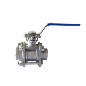 High Platform Price Iso Direct Mounting Pad Stainless Steel 3pc Ball Valve 316