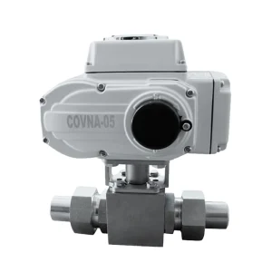 High Pressure 200PSI Stainless Steel 316 Electric Motorized Ball Valve 2 Way Actuated Water Gas AC220V DC24V IP67 OEM CE