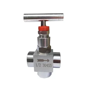 High Pressure 5000PSI Manual 3 Way 1 1 4 Inch Stainless Steel Needle Valve Female NPT BSP Water Gas ISO9001 CE Certified High