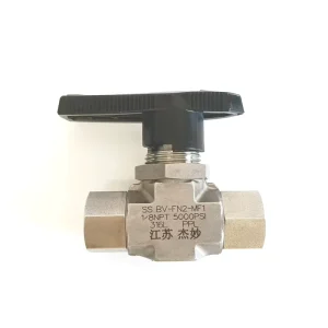 High Pressure 5000PSI Stainless Steel 316 Forged Body Female Threaded Manual OEM Ball Valve
