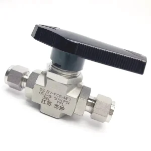 High Pressure 5000psi Stainless Steel 316L Forged Manual OEM Corrosion resistant Ferrule Ball Valve for Gas Water Oil