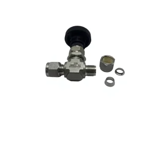 High Pressure Adjustable Needle Valve Compression Double Ferrule Tube 316L Stainless Steel 1 8″ 1 4″ 3 8″ 1 2″ Industry NV Oil