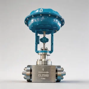 High Pressure Air Actuated Globe Control Valve Butt Weld Cast Steel with Pneumatic Positioner for High TEMP ISO 9001 Supplier