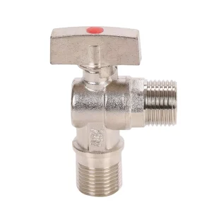 High Pressure Best Copper Angle Check Valve Alloy Handle Gas Line Angle Valve