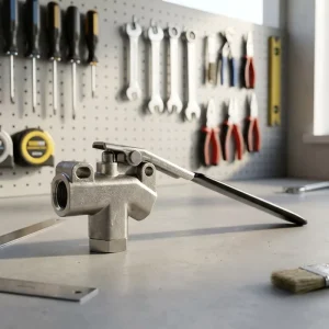 High Pressure Brass Angle Shutoff Valve with Trigger Lever Electric Power Carpet Cleaning Wand