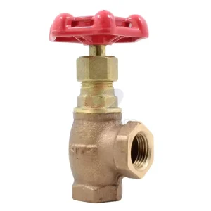High Pressure Brass Globe Valve Female Thread Angle Type for Firefighting Pipeline Flow Regulation