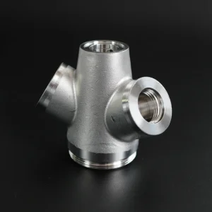 High Pressure Die Cast Stainless Steel Y-Type 3-Way Valve Body Class 101 Mold CNC Machining Industrial Pipeline Housing