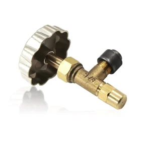 High-Pressure Gas Range Stove Needle Control Valve with Zinc Knob