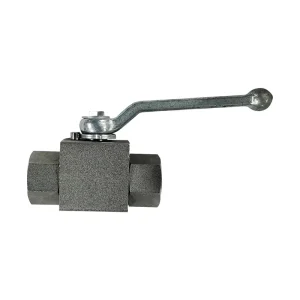High Pressure Hydraulic Ball Valve Carbon Steel 2 Way Block Body Valve