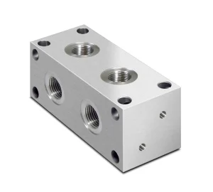 High Pressure Hydraulic Manifold Block Valve CNC Machining Service Block Parts