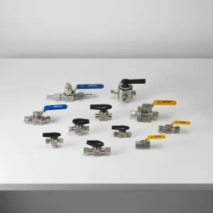 High Pressure Instrumentation Ball Valve 3000/6000/10000 PSI 316SS 2/3 Way OEM Fire Safe Anti-static High Bar Stock